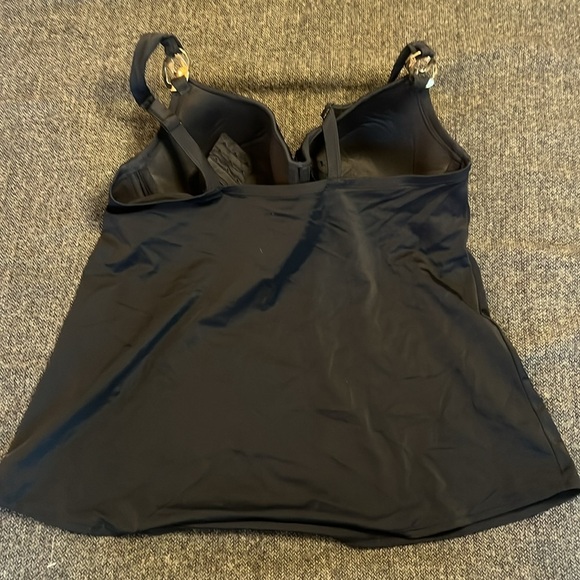 Swim by Cacique 38DDD Underwire Tankini with gold accents - Picture 4 of 5